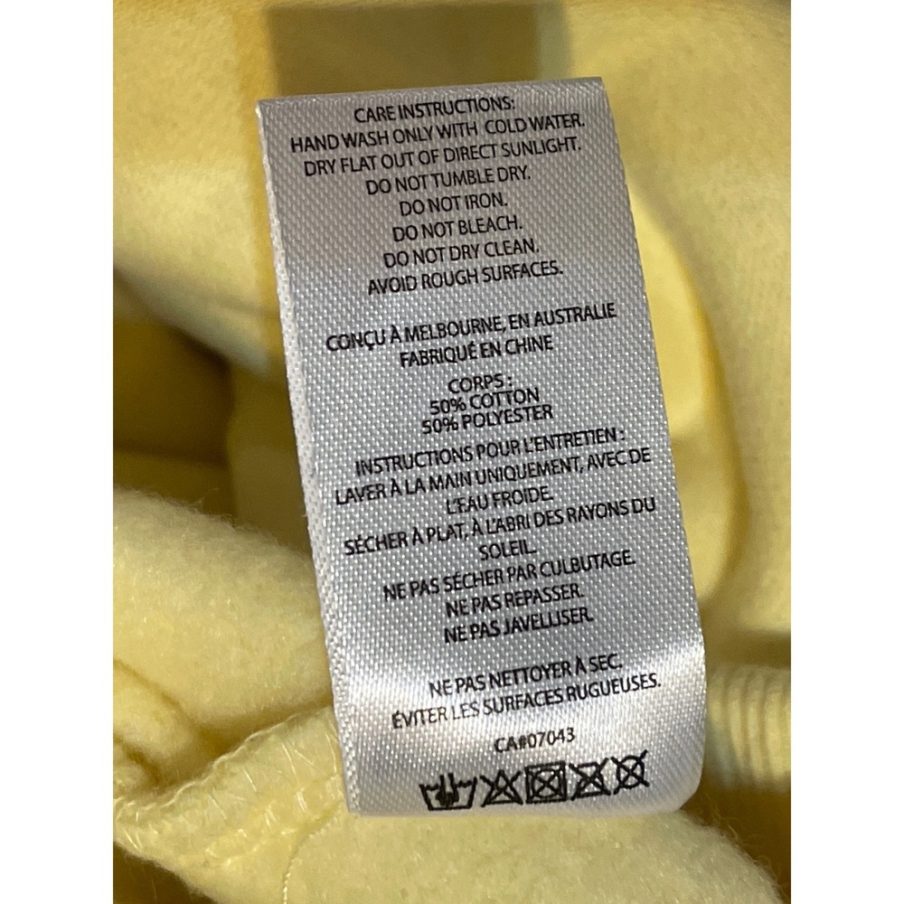 Wilo The Label Womens Yellow Hoodie Pink Ribbed Leggings Socks Set XS New - Picture 7 of 12